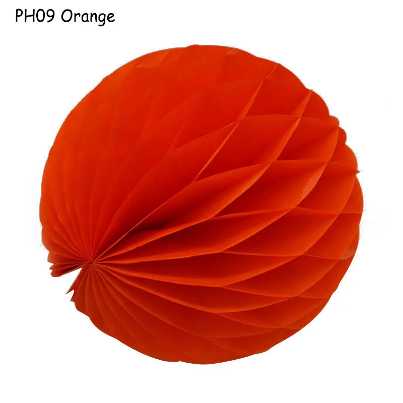 5pcs/lot 10/15cm Decorative Paper Honeycomb Ball Pastel Flower Wedding Kid Birthday Party Decoration Baby Shower Supplies8Z