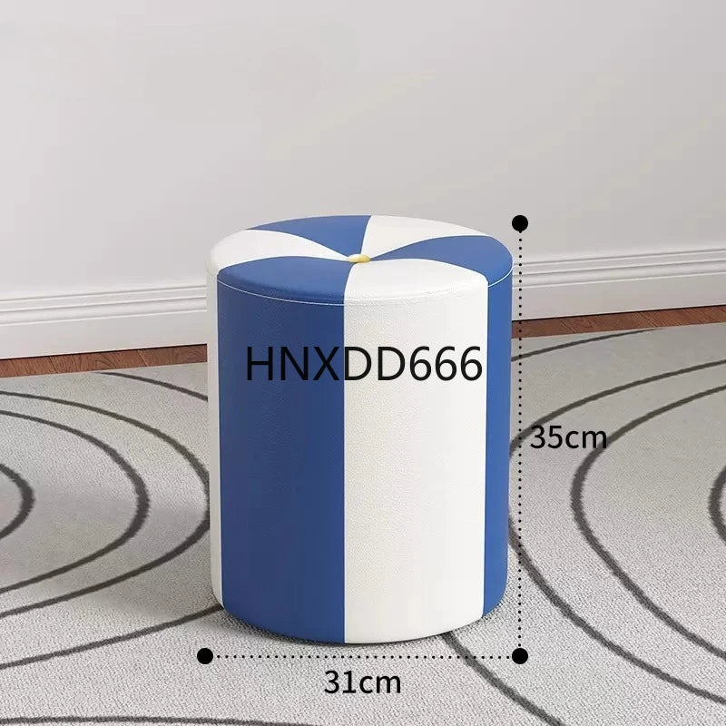 nordic Footrest Stool Hallway kitchen makeup living room vanity chair Wooden luxury home offer Interior items foot furniture