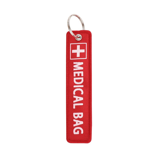 Medical Bag Embroidery Key Fobs Nurse Doctor Key Tags Keychain For Motorcycles Cars Key Ring Accessories Jewelry Chaveiro Gifts