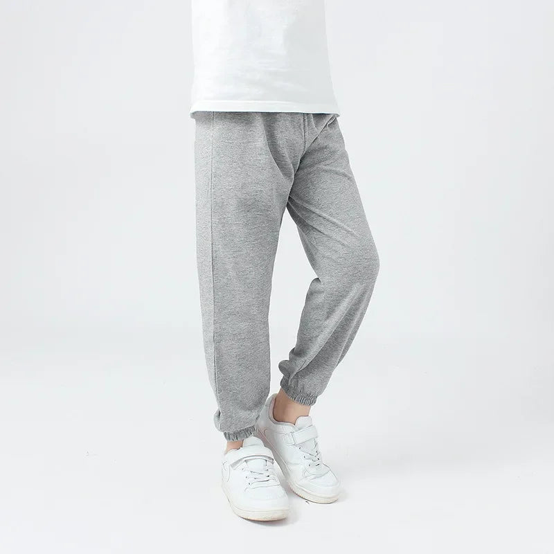 Boys' Cotton Sweatpants Unisex Toddler Jogger Pants Spring Baby Pants Children's Mosquito Trousers Summer Girls' Casual Clothes