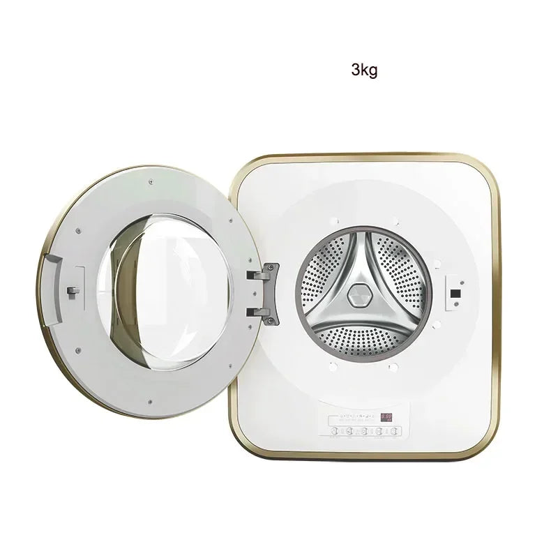 Desktop Electric 3kg Small Compact Portable Durable Washing Machine Mini Automatic Baby Wall Mounted Washing Machine Clothes Was