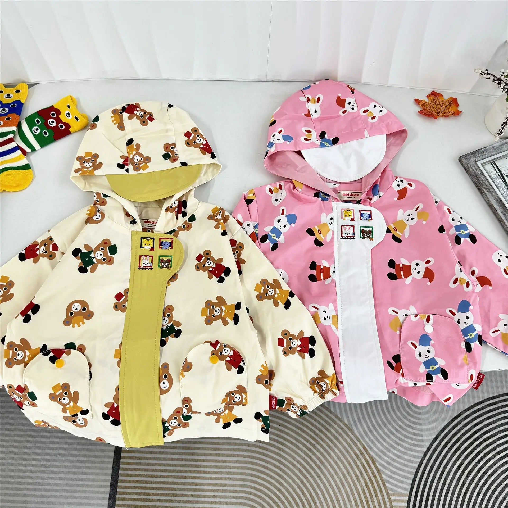 2025 Japanese Children's Clothing Assault Jackets Children's Jackets Autumn Clothing Autumn Windproof Jack