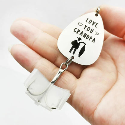 Fathers Day Gift for Dad Grandpa Pregnancy Announcement Gift for Husband Grandpa's New Fishing Buddy Fishing Lure Fisherman Gift