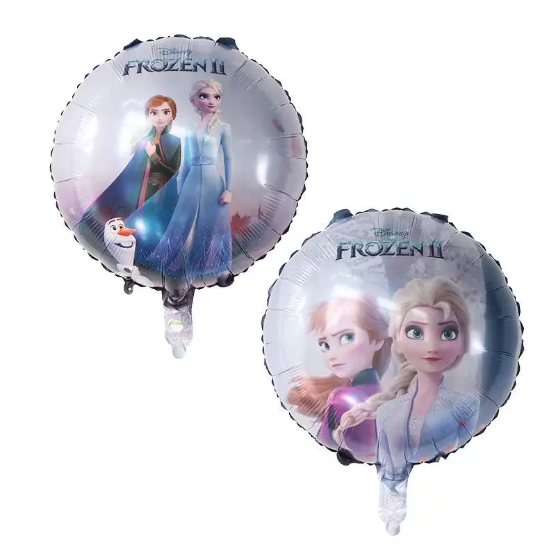 10Pcs 18Inch Frozen ElsaBalloons Anna Olaf Princess Air Globo Girl's Birthday Party Wedding Baby Shower Decorations Kid Toy Gift