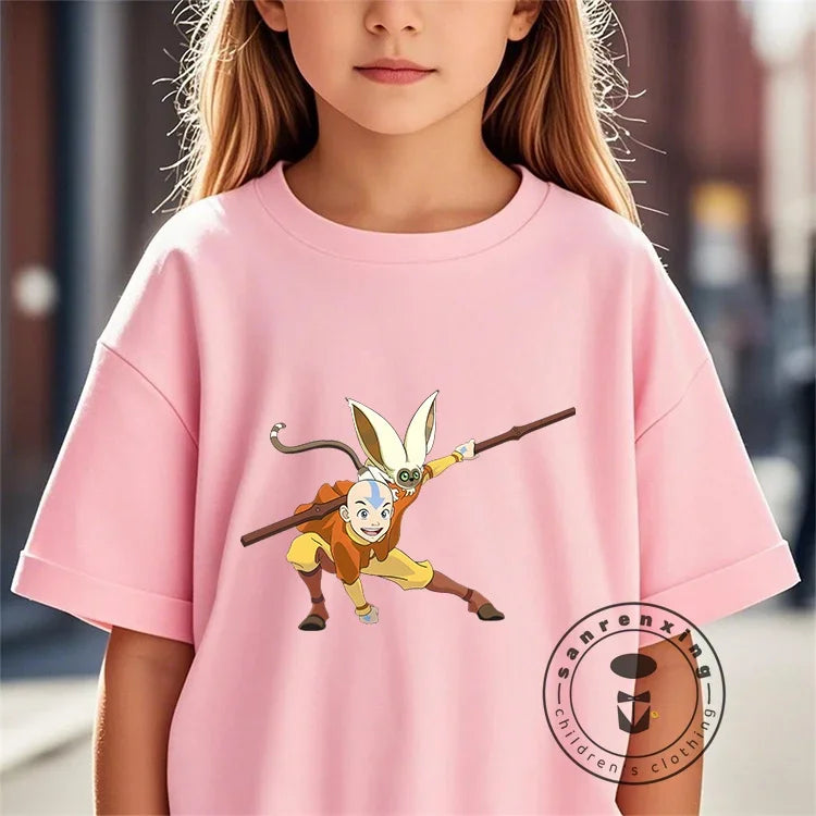 The Avatar 100% Cotton Children's -Shir T Shirt Brands 2025 Kids Spring Clothes Baby Summer Clothes Tops Girls