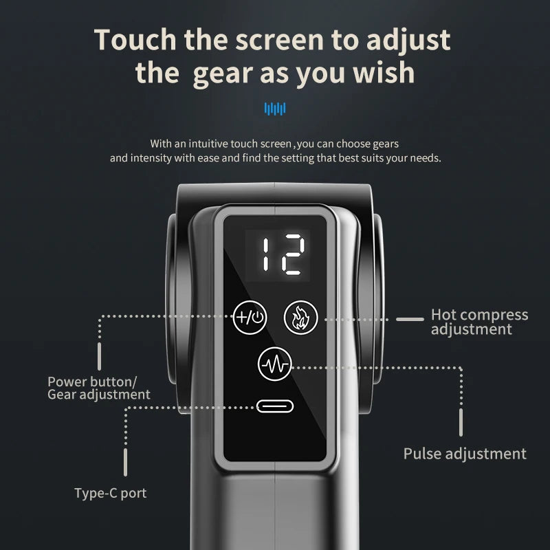 Mini Fascia Gun Vibration Massage Portable Small Massager Muscle Relaxation Body Massage Fitness Equipment