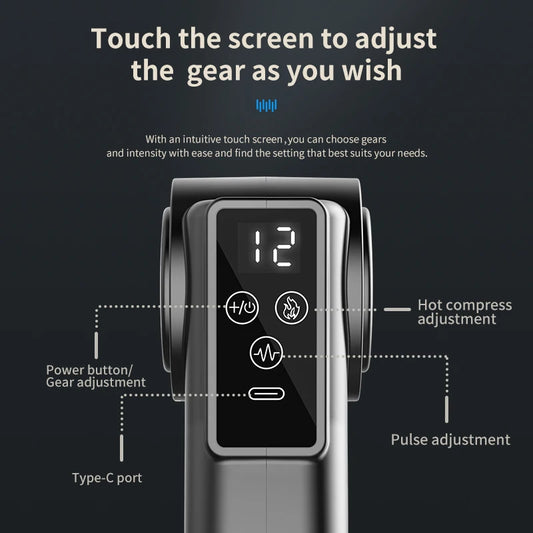 Mini Fascia Gun Vibration Massage Portable Small Massager Muscle Relaxation Body Massage Fitness Equipment