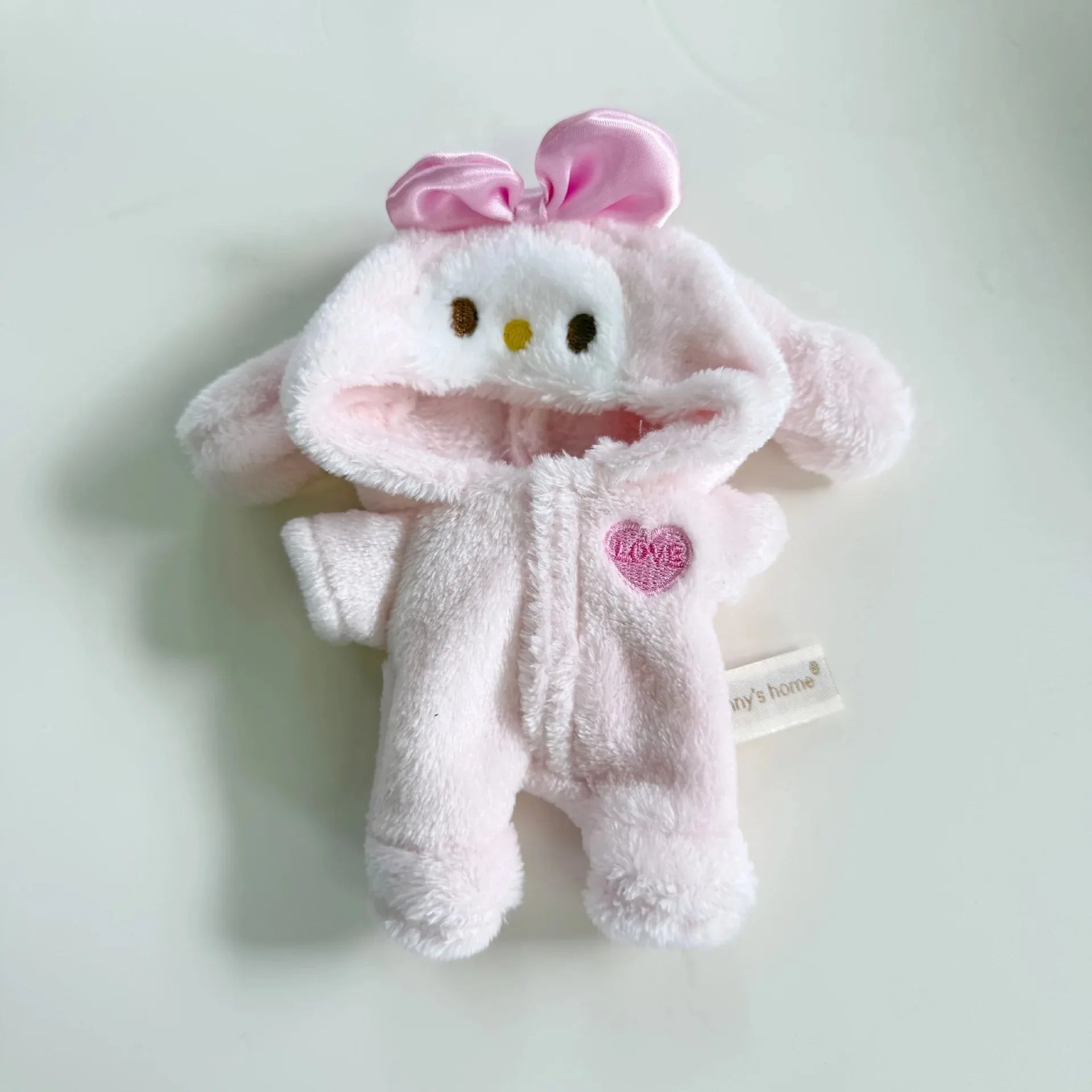 For Labubu V3 Baby Doll Clothes Penguin Jumpsuit Labubu I II Idol Dolls 15/17cm Plush Doll Clothes Sitting Party Accessories