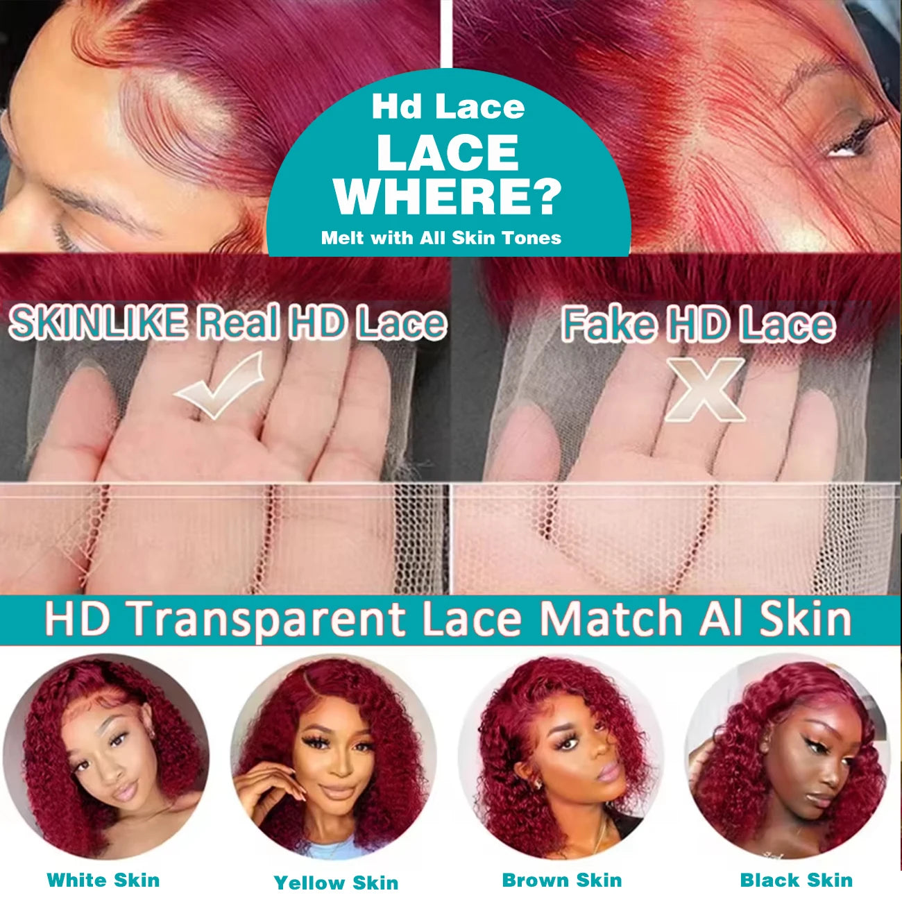 99J Burgundy 13x6 Lace Frontal Wigs Human Hair 13x4 Straight Lace Front Wigs Pre Plucked Red Burgundy Wine Red Wigs for Women