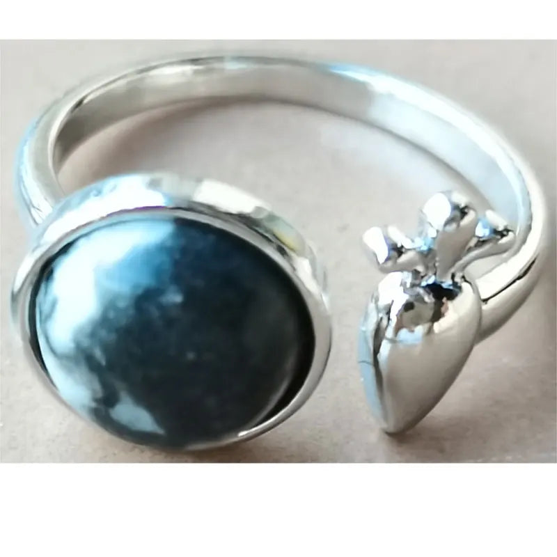 Lapis Lazuli bead Ring PWB1174