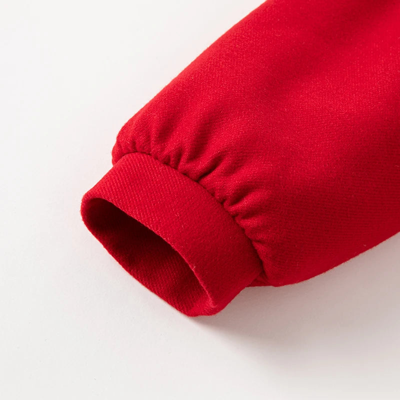 DK4224120 Dave Bella Winter Kids Girls Fashion Jacket  Pockets  Coat Children High Quality Outerwearar