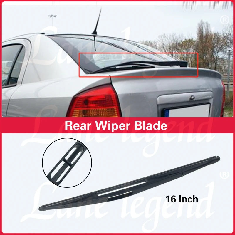 For Opel Astra G Liftback 1998 - 2004 Wiper 16" Rear Wiper Blade Windshield Windscreen Clean Tailgate Window Rain Brush