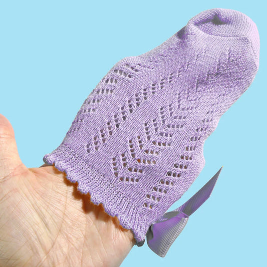 Newborn Baby Summer Mesh Girls Socks Fashion Bow Thin Socks for Girls Infant Clothes Accessories