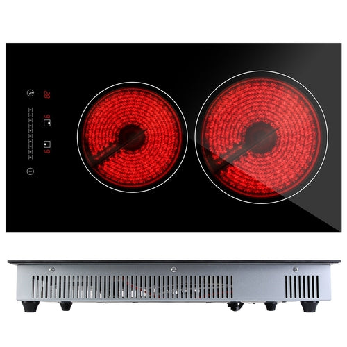 1Pc Dual Induction Burners Electric Cooktop 110V Total 1900W Electric
