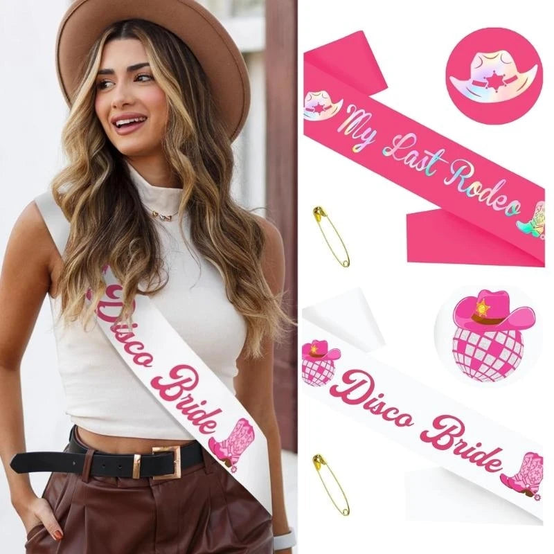 652F Bachelorette Party Bridal Sash Decorations Bride To Be Gift Bridal Shower Wedding Hen Night Bridal Sash Bride To Be Gift