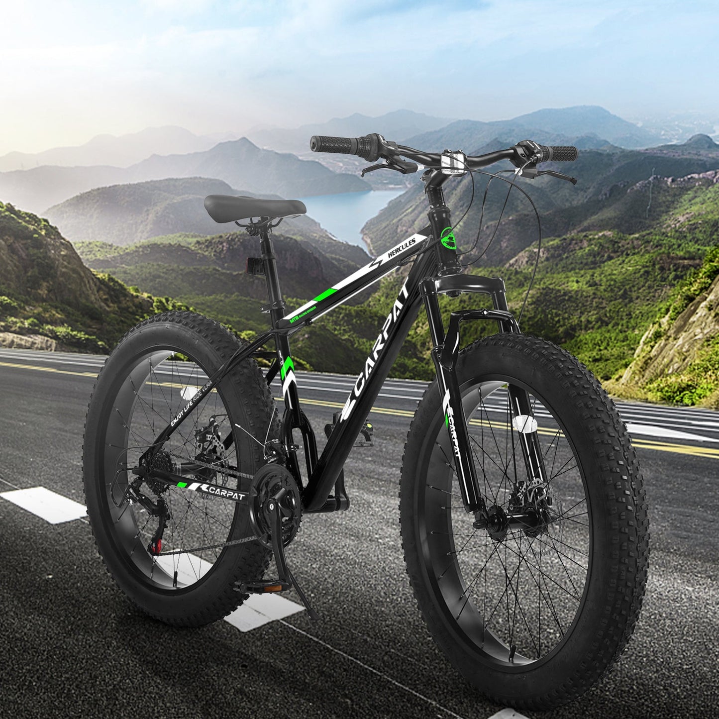 Carpat™Ruffryde – 26" Full Suspension Mountain Bike with Dual Disc