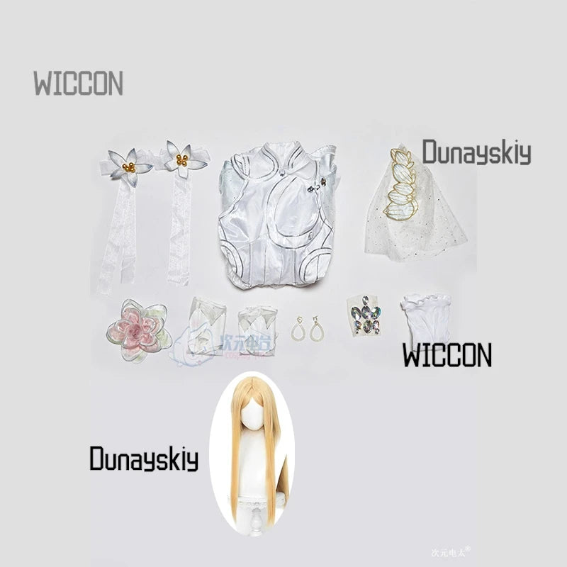 Invisible COS Woman Anime Game Cosplay Costumes Wig Accessions Wedding Lolita Dress Party Stage Kawaii Beauty Halloween Cosplay