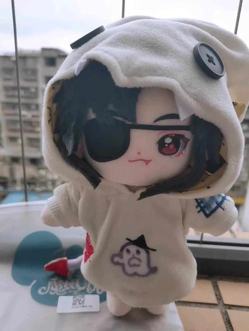 Only Clothes Original Ghost Ghost Cotton Doll Dress 10/15/40cm Doll No Attribute Cute Fashion Clothes Halloween Hoodie