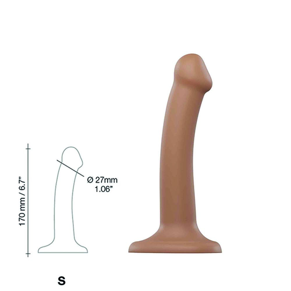 Dildo Dual Density Strap-on-me Caramel Silicone