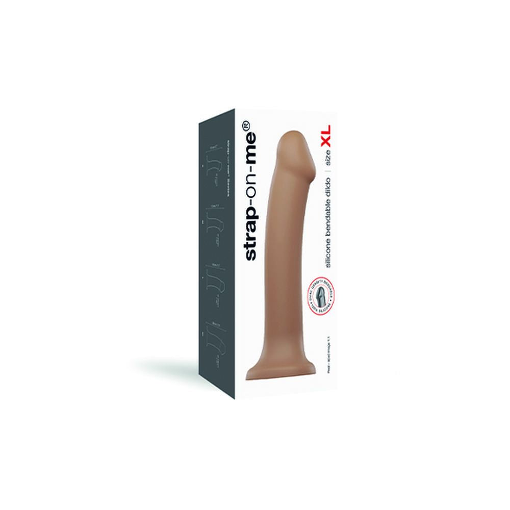 Dildo Dual Density Strap-on-me Caramel Silicone
