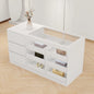Modern Creative Clothing Store Island Cabinet Multi Layer Storage Display Cashier Counter Glass Ornament Office Furniture FYMS