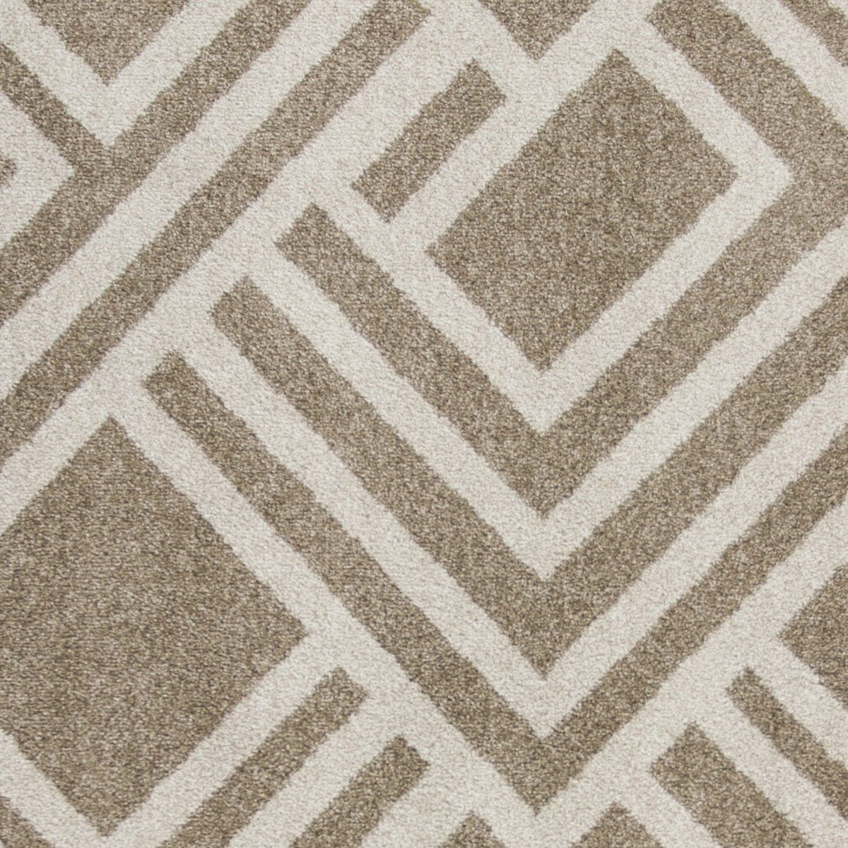 7inchesx10inches Beige Machine Woven UV Treated Geometric Indoor