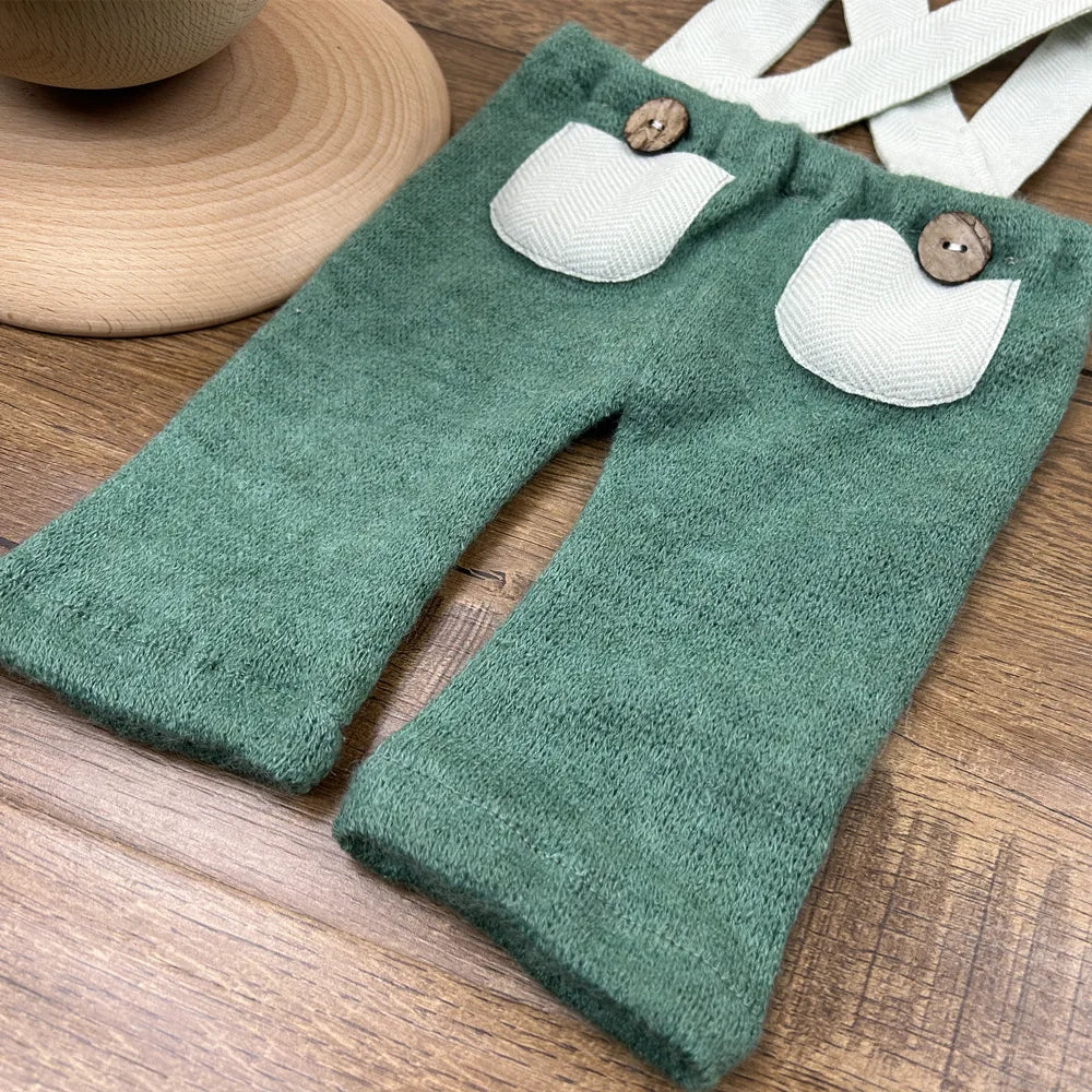 ❤️Newborn Photography Clothing Hat+Suspenders 2Pcs/set Studio Baby Boys Photo Props Accessories Clothes Outfits Fotografia