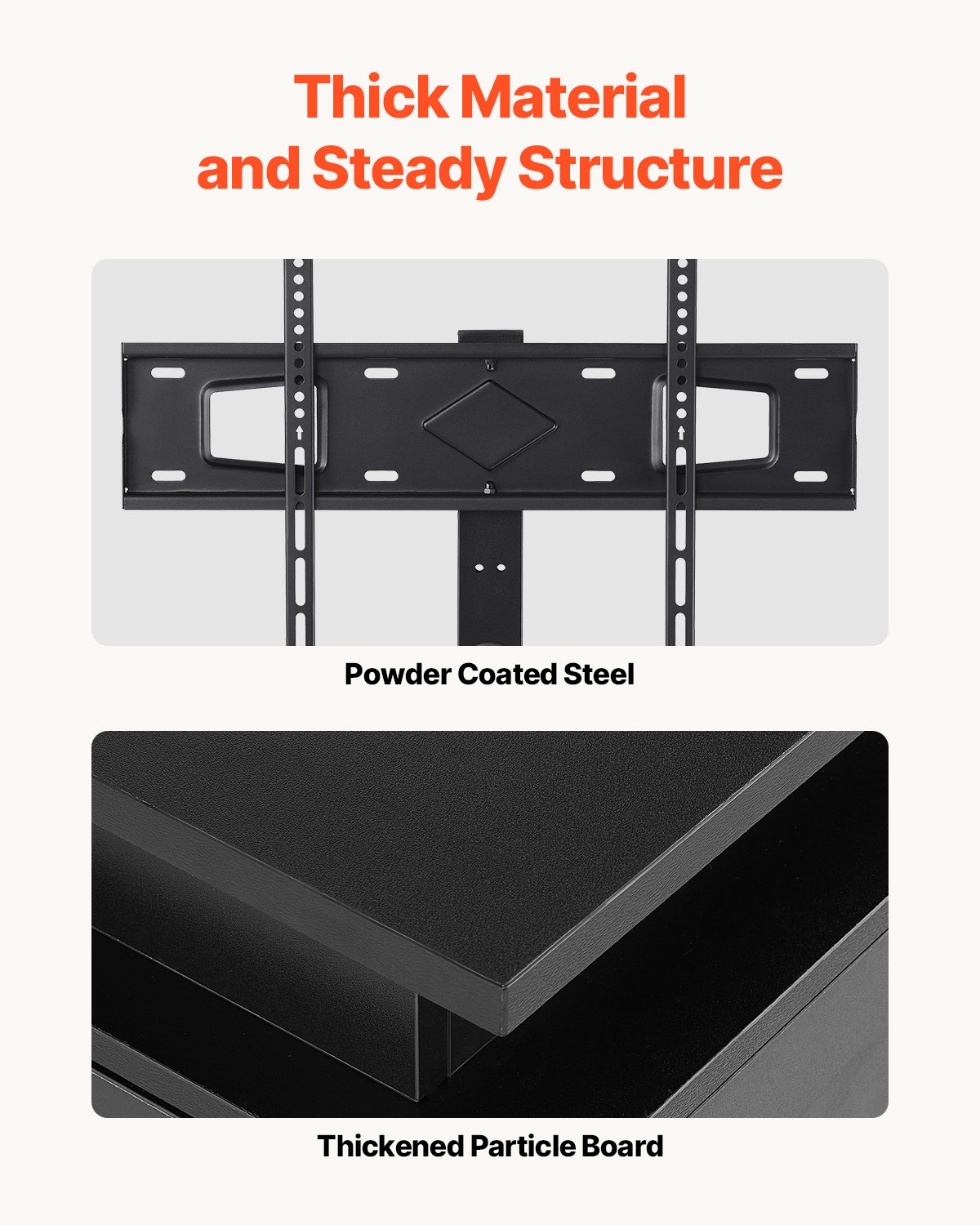 60" TV Stand With Mount For Up To 75 In TVs, Entertainment Center With