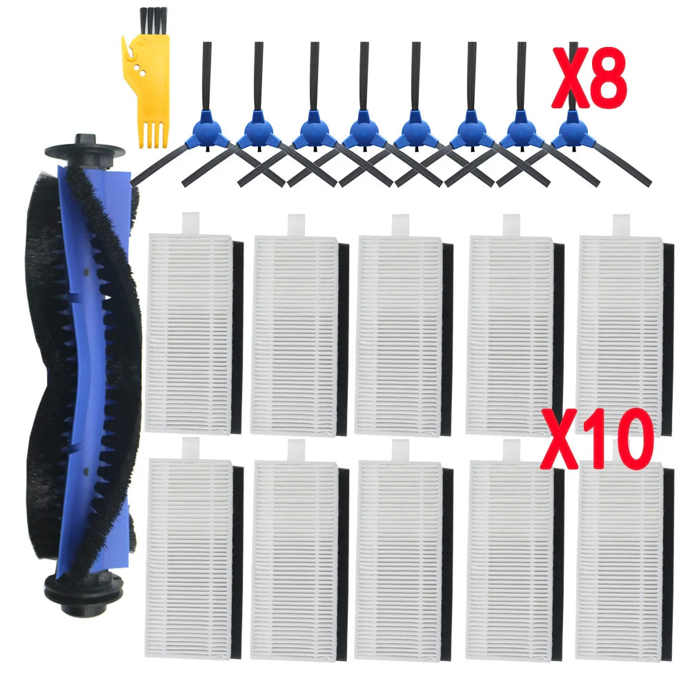 Accessories Kit Compatible With Eufy Robovac 11 S, Robovac 30, Robovac 30 C, Robovac 15C, Accessory Robotic Vacuum 8X Cleaner Fi