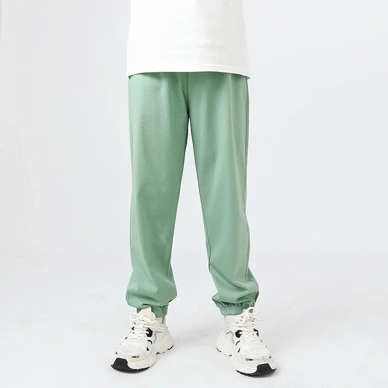 Boys' Cotton Sweatpants Unisex Toddler Jogger Pants Spring Baby Pants Children's Mosquito Trousers Summer Girls' Casual Clothes