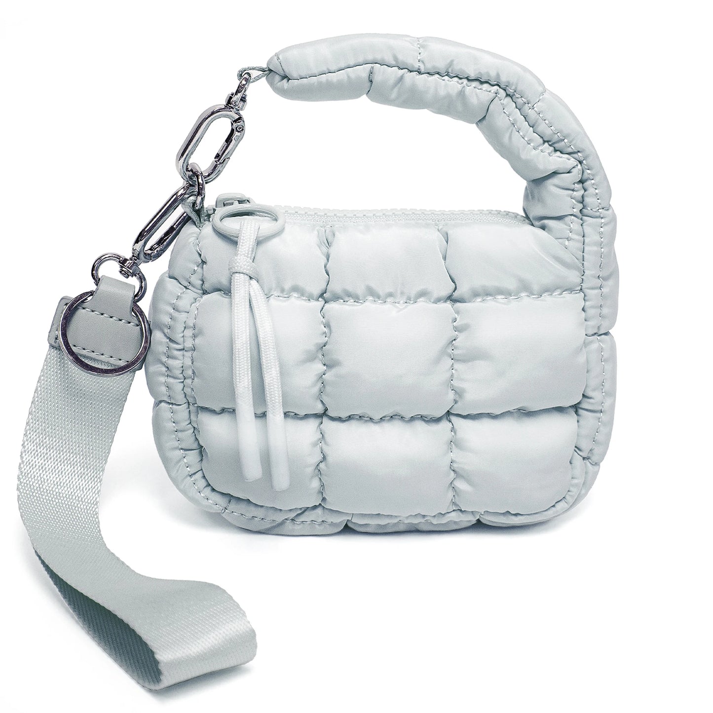 Mini Lipstick Bag Quilted Coin Bag Same as Free people Cosmetic Bag Cute Puffer Handbags Makeup Pouch Christmas Gift for Women