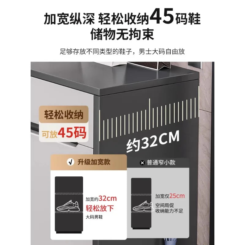 Shoe cabinet Home entrance Indoor entry Door entrance Corridor aisle Large capacity multi-layer storage Elevator entrance Shoe r