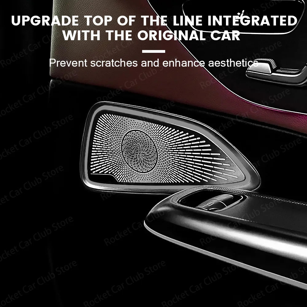 For Mercedes Benz New W214 E Class 2024+ Car Reinstall Interior Accessories Non Luminous Sound System Door Speaker Cover