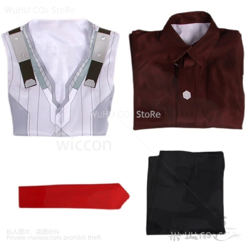 Anime Game LOL Arcane Cosplay Viktor Costume Wig Uniform Outfits Halloween Carnival Christmas Suit For Man Women Customized Cos