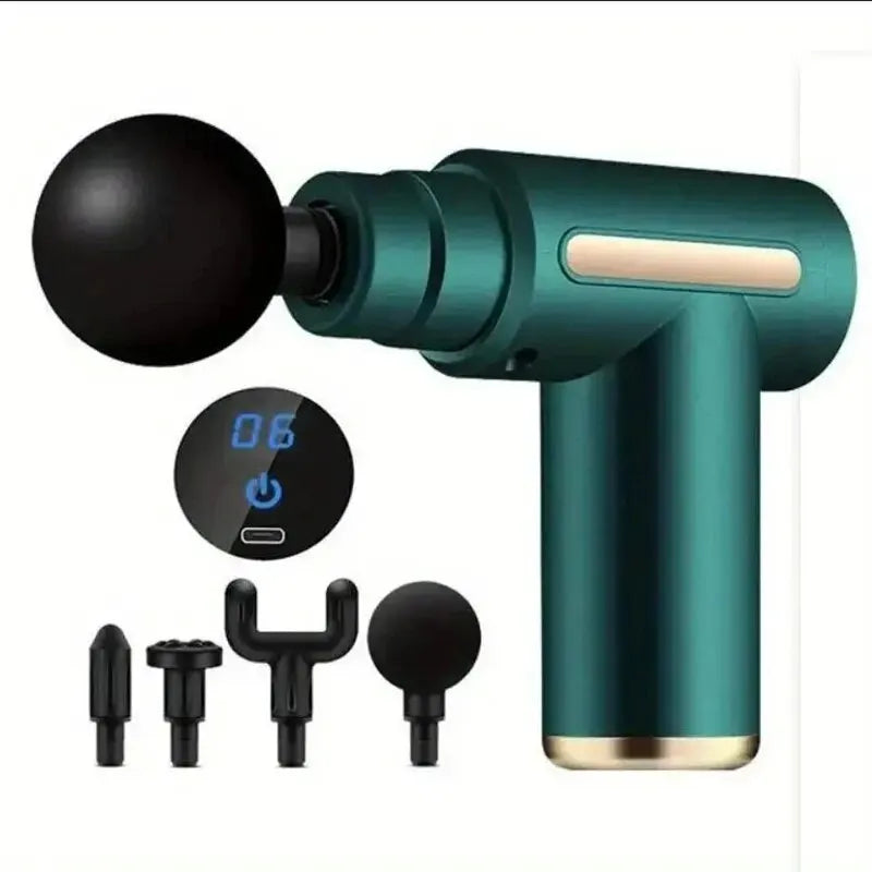 Fascia Gun Muscle Relaxation Massager Electric Vibration Massage Gun Professional Grade Neck Membrane Gun