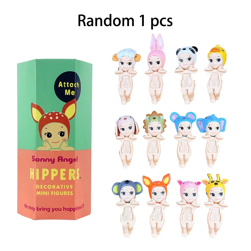 Sonny Angel Hippers Blind Box Animal Series Mini Anime Action Figure Authentic Doll for Kids Children Christma Birthday Toy Gift