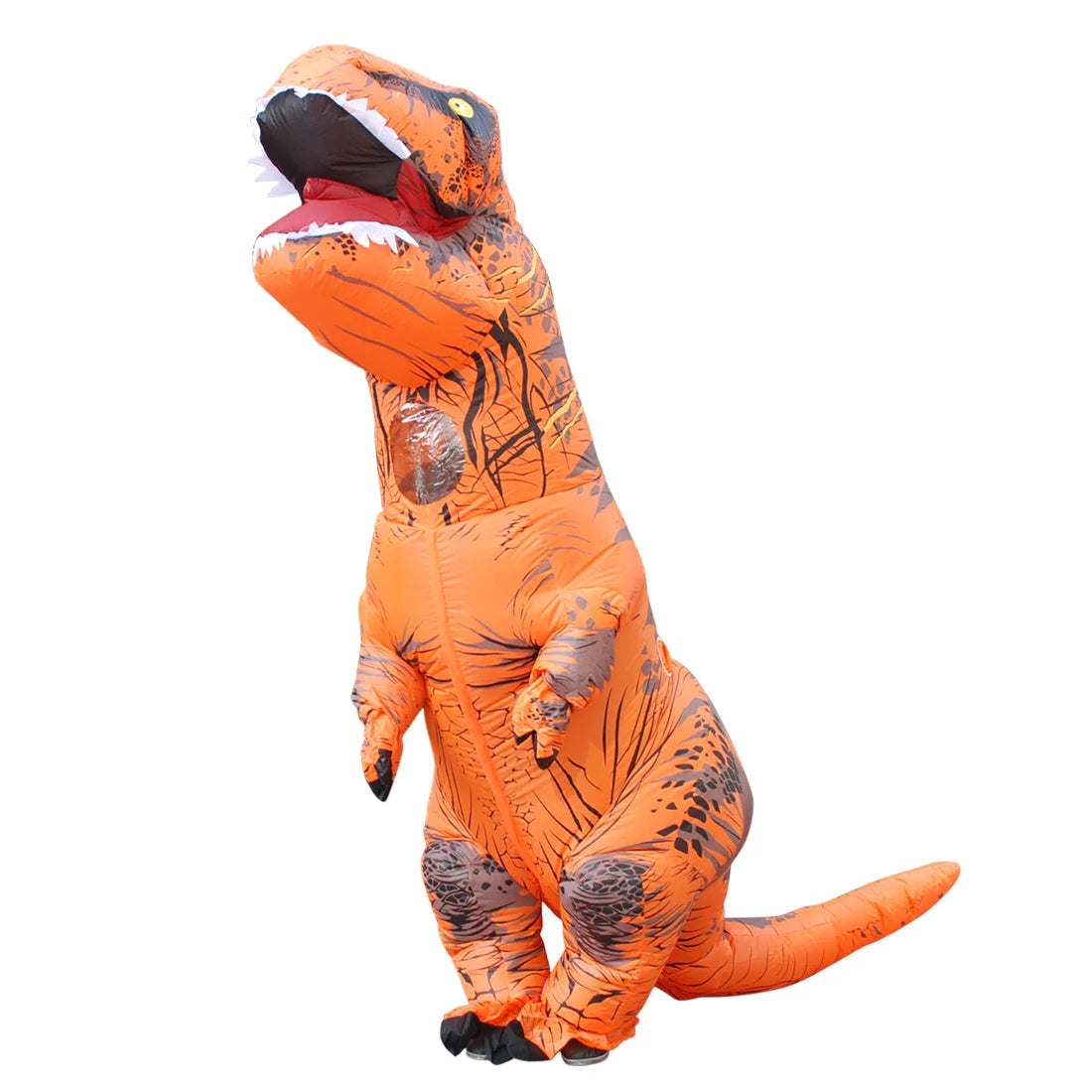 Funny Inflatable Dinosaur Carnival Costume Halloween Christmas New Year Birthday Party Role Playing T-Rex Inflatable Suit Gift