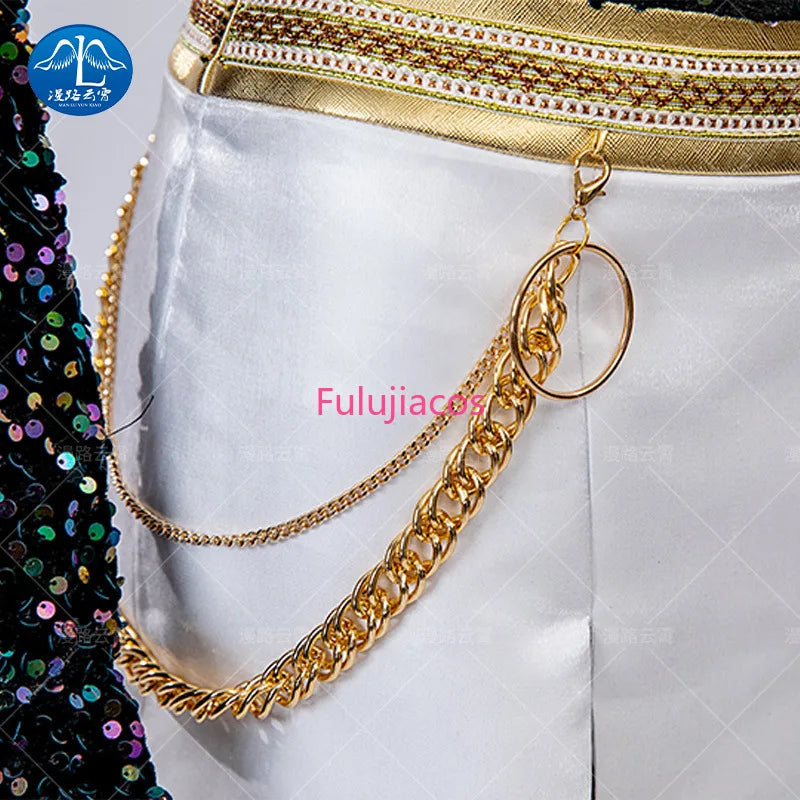 Fulujiacos KPop Zoey Cosplay Costume Shoes Black Coat Singing Suit Song-Promotion Costume Women Halloween Party Role Playing