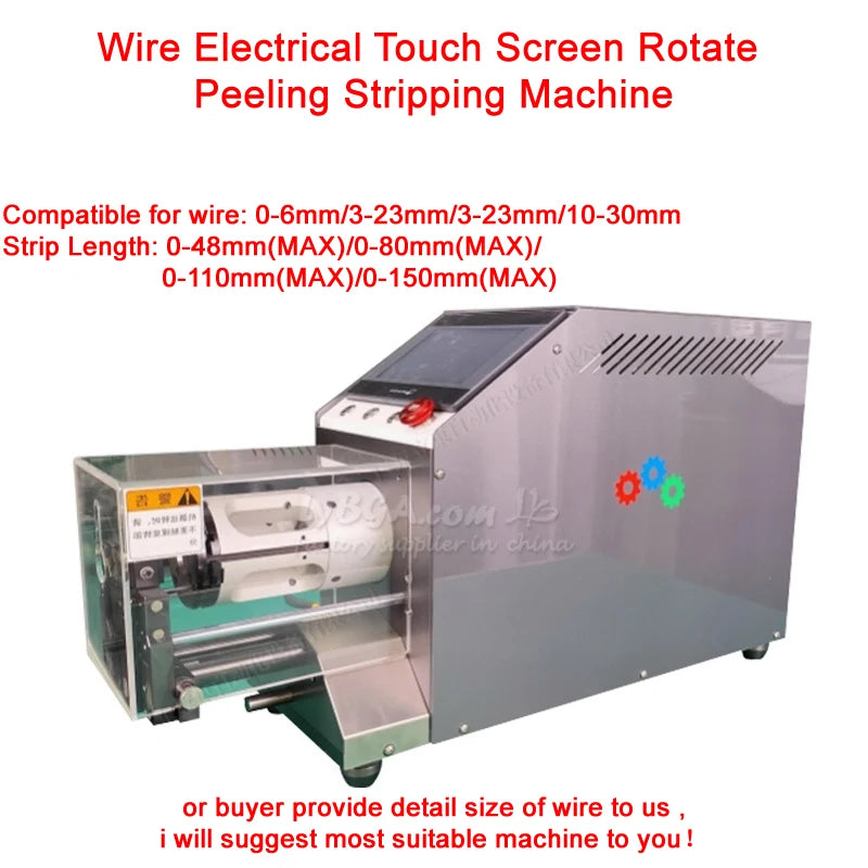 Y 4806/8023/11023/15030 Coaxial Wire Electrical Touch Screen Rotate Peeling Stripping Machine For New Energy Vehicle Wire