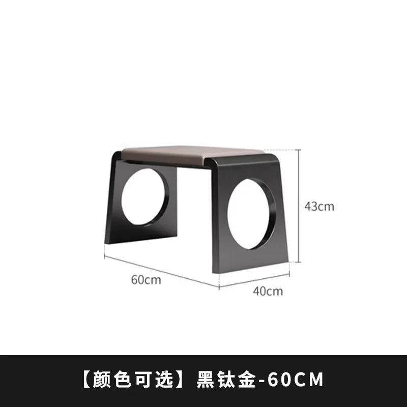 Minimalist Space Saving Foot Stool Nordic Bench Seat Lounge Big Size Step Stool Fashion Ornaments Muebles De Salon Accessories