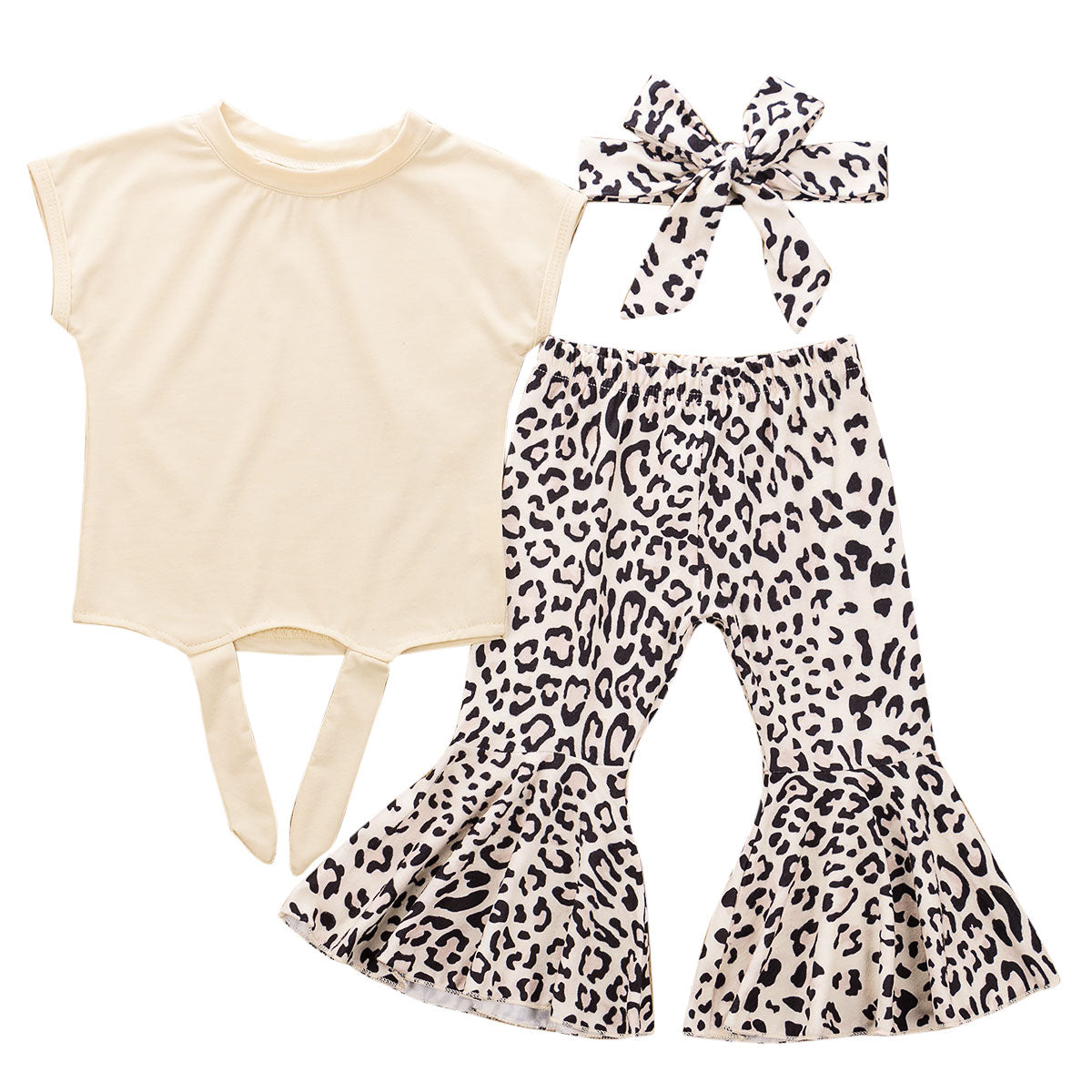 3PCS Toddler Kids Baby Girl Clothes Sets Short