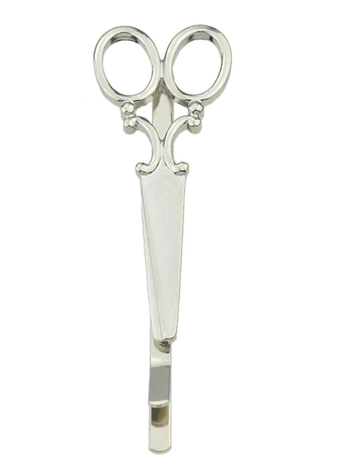 1pc Punk Gold Silver Scissors Hair Clips Barrette Women Fashion Hair