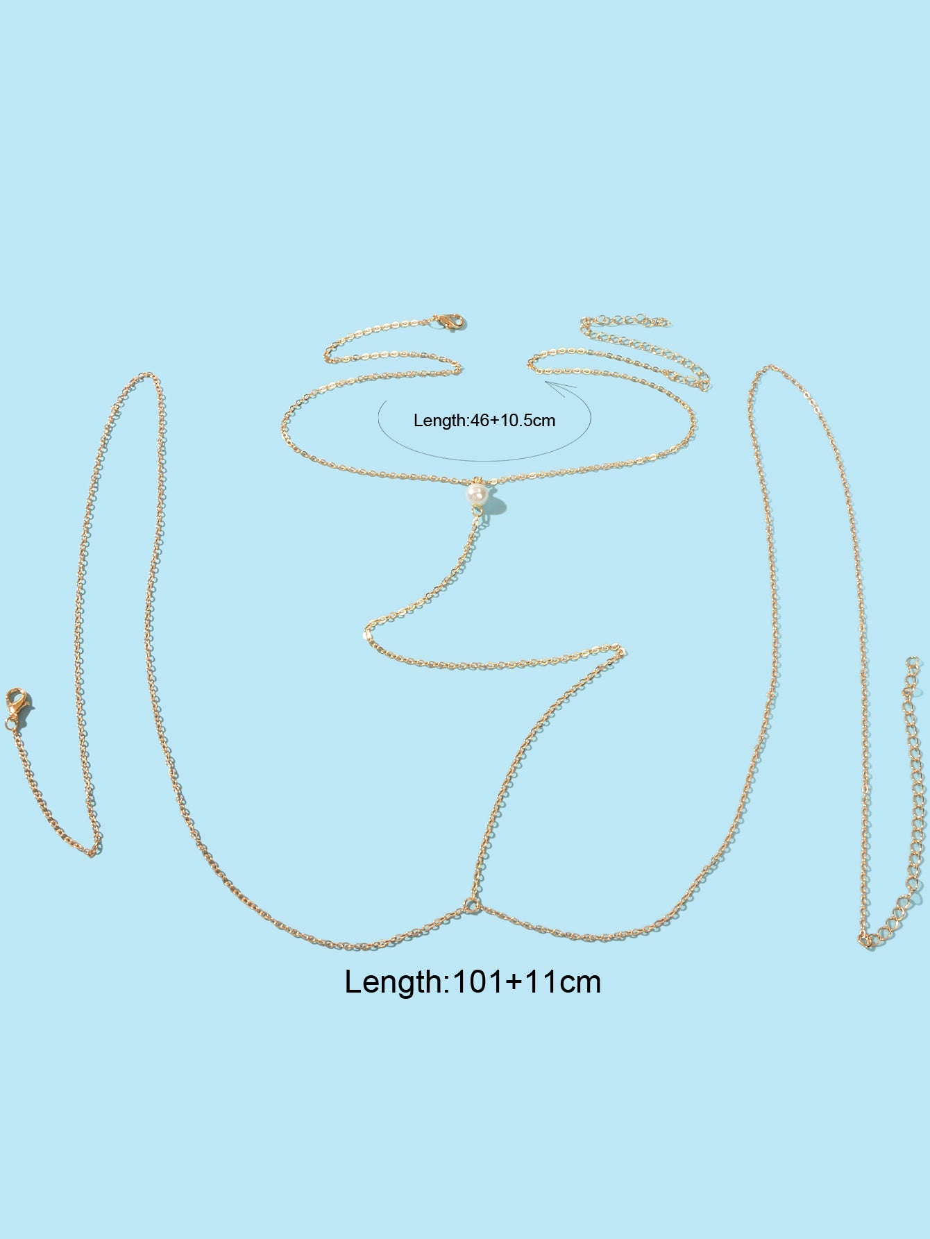 Gold Sexy Body Chain Thin Bra Bikini Waist Belly Beach Minimalist Body