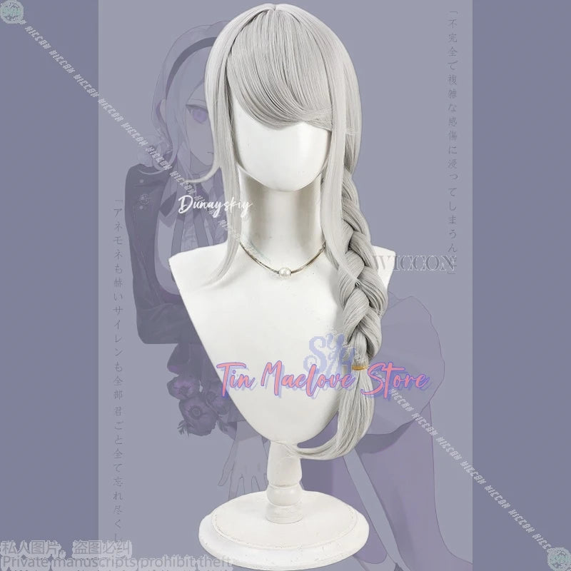 Anime Game The Hundred Cosplay Kirifuji Nozomi Costume Purple Punk Coat Y2k Fashion Jirai Kei Girls Dress JK Uniform Halloween