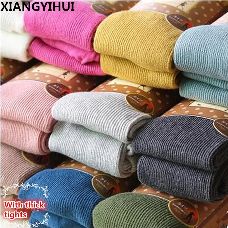 Stockings elastic pantyhose female Warm Tights Cotton Sexy lingerie undies underwear women socks Thermal tights Woman clothing