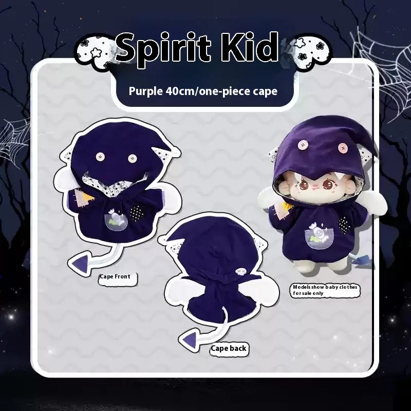 Only Clothes Original Ghost Ghost Cotton Doll Dress 10/15/40cm Doll No Attribute Cute Fashion Clothes Halloween Hoodie