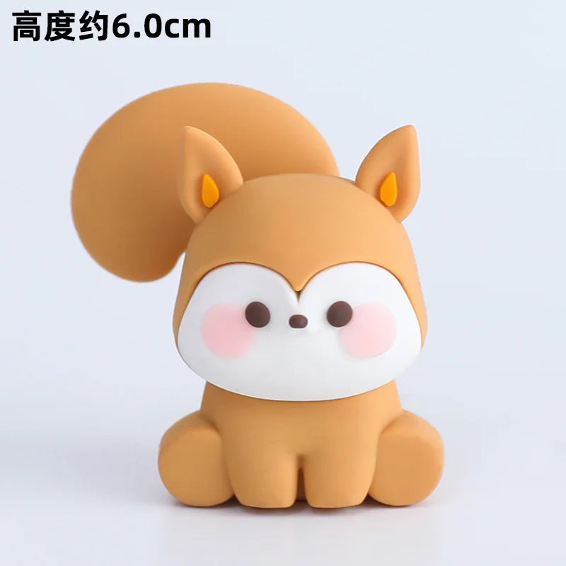 1pcs Jungle Party Cake Topper Safari Animals Figures Toys Picks Wild Jungle Animals Theme Baby Shower Happy Birthday Cake Decor