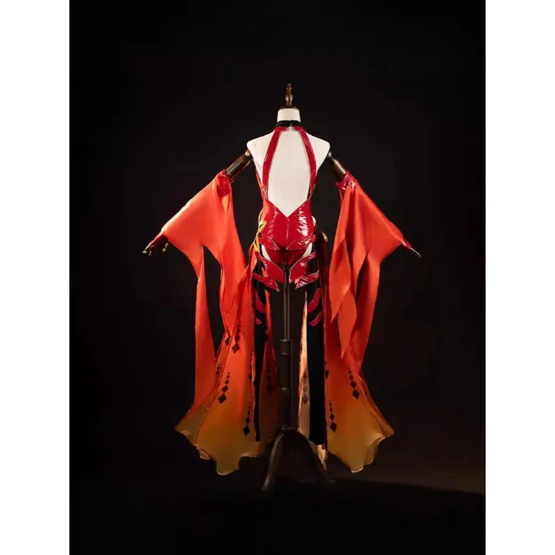 Anime Roleplay AGCOS Guilty Crown Yuzuriha Inori Cosplay Costume Woman ギルティクラウン Christmas Uniform Clothes Cosplay Halloween Suit