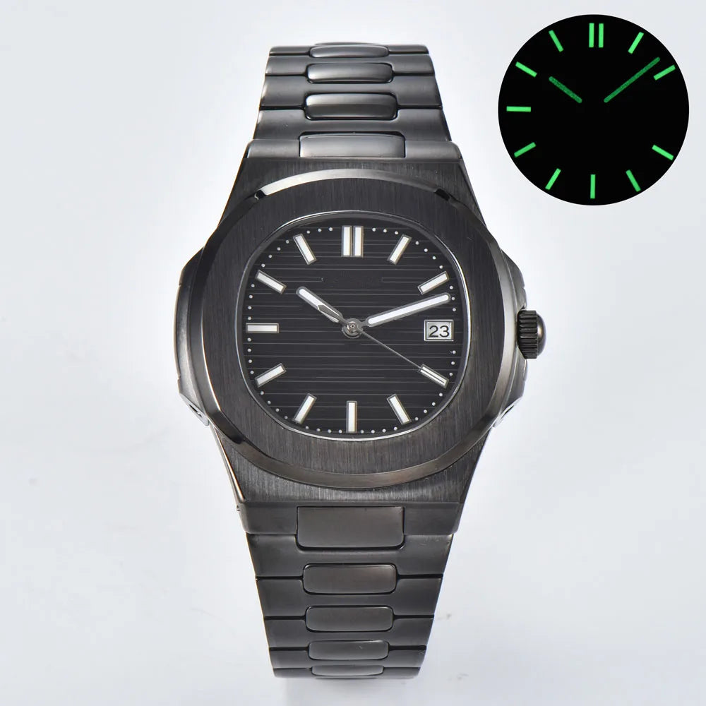 43mm fashional NH35 automatic wristwatches for men paired with 316L stainless steel bracelet and Japan NH35 automatic movement