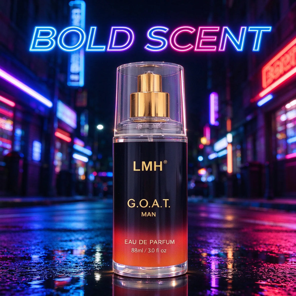 G.O.A.T. MAN 88ml Full-Size Spray Long-Lasting Masculine Woody Fragrance Suitable for Business Office Dating Daily Use Christmas Gift for Boyfriend Or Husband